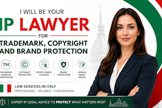 be your IP lawyer for trademark, copyright and brand protection