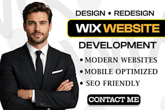 do wix website design wix website redesign wix business website wix development