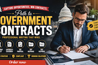 write government contract, bid proposal and capability statement