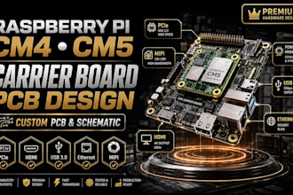 design raspberry pi cm4 cm5 carrier board pcb design