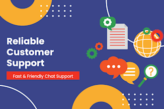 be your reliable customer service and chat support assistant