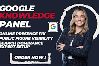 create standard google knowledge panel knowledgepanel for any person or brand