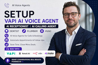 setup vapi ai voice agent ai receptionist ai calling agent dentist plumber hvac
