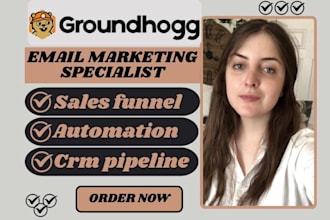 setup gtroundhogg sales funnel email automation crm setup