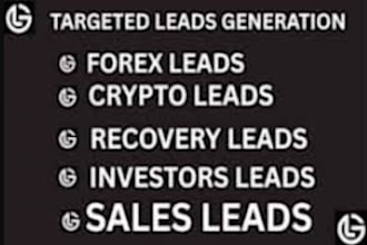 provide hot  forex, crypto and investors leads from worldwide