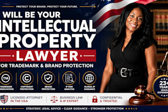 be your intellectual property lawyer or trademark and brand protection