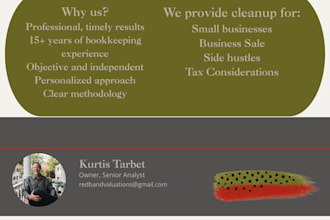 clean up neglected financial reports