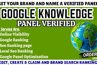 create a verify google knowledge panel for person and brand