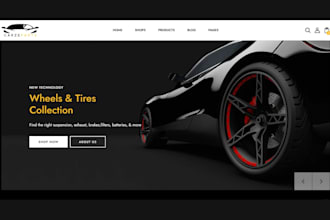 auto part website automotive website auto part shopify store auto part store