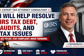 help resolve irs tax debt, audits, tax issues as your tax attorney consultant