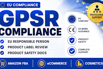 do eu compliance, gpsr, eu responsible person and label review, cosmetic report