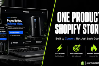build a high converting one product shopify store