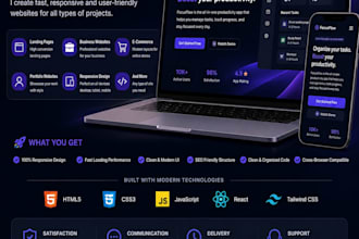 build a responsive landing page