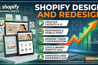 redesign shopify store for better sales and mobile optimization