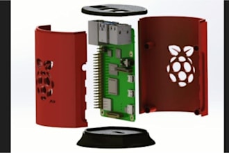 design pcb enclosure or case for electronic device and 3d printing