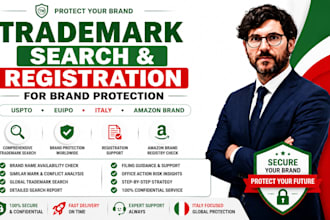 conduct trademark search and registration for your brand name