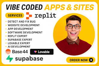 debug, deploy, and launch your lovable,bubble, or base44 replit ai web app
