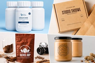 do product label design, peptide label, supplement label, vial label, bottle