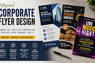 do company flyer, digital flyer, corporate flyer, event flyer, business flyer