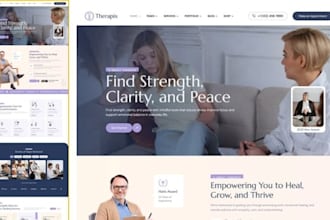 design squarespace therapy website, mental health psychiatrist pschology website