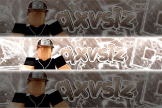 make you a high quality roblox gfx youtube banner