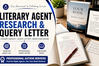 research literary agents and write a winning query latter
