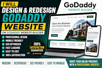 design godaddy website redesign godaddy website on godaddy website builder