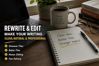 rewrite, edit, and improve your english writing manually