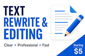 professionally rewrite and edit your text