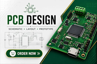 pcb circuit design, schematic, pcb layout hardware development pcb board design