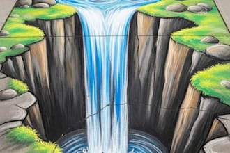 create hq 3d pavement art floor illusions wall murals outdoors illusion designs