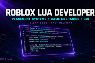 build roblox game systems and datastore saving