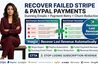 setup stripe woocommerce paypal dunning emails and failed payment automation
