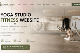 design squarespace yoga studio fitness website therapy website coaching website