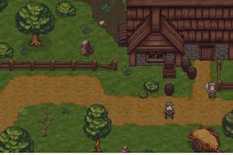 create custom pixel art tilesets and game environment assets