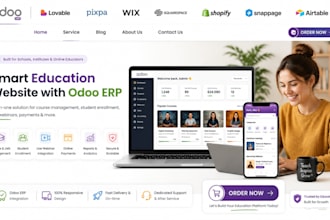 odoo education school training institute online course coaching webinar website