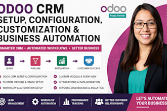 odoo crm setup configuration customization and business automation