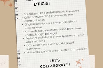 write lyrics that resonate, evoke emotion and leave impact