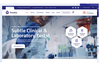 build laboratory supply website medical equipment shopify store healthcare store