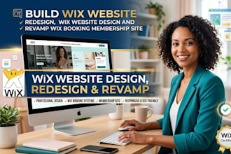 build wix website redesign, wix website design, revamp wix booking membership