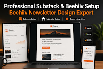 setup substack account beehiiv account and beehiiv newsletter design beehiiv