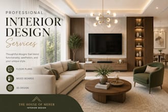design luxury home interiors with realistic 3d renderings