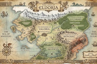design custom fantasy maps for dungeons and dragons and rpg worlds