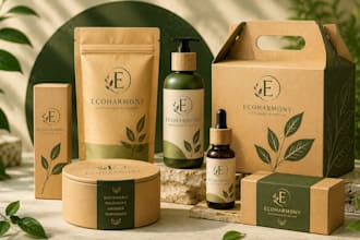 do eco packaging, sustainable branding, recyclable product mockup