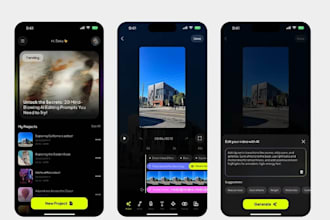 develop an ai video editor super app like capcut for ios, android and web