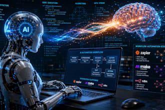 setup make com zapier automation ai chatbot n8n automation claude ai slack zoho