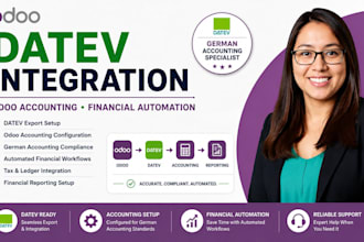 odoo datev integration accounting setup and financial automation