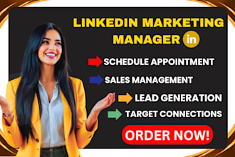 be your linkedin outreach manager for lead generation and appointment setting