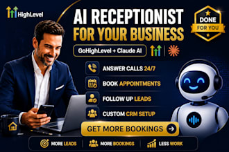 gohighlevel voice ai, ghl automation, ai receptionist claude, custom CRM setup