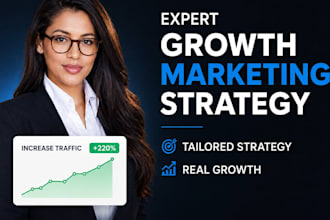 create a growth marketing strategy for startups and small businesses